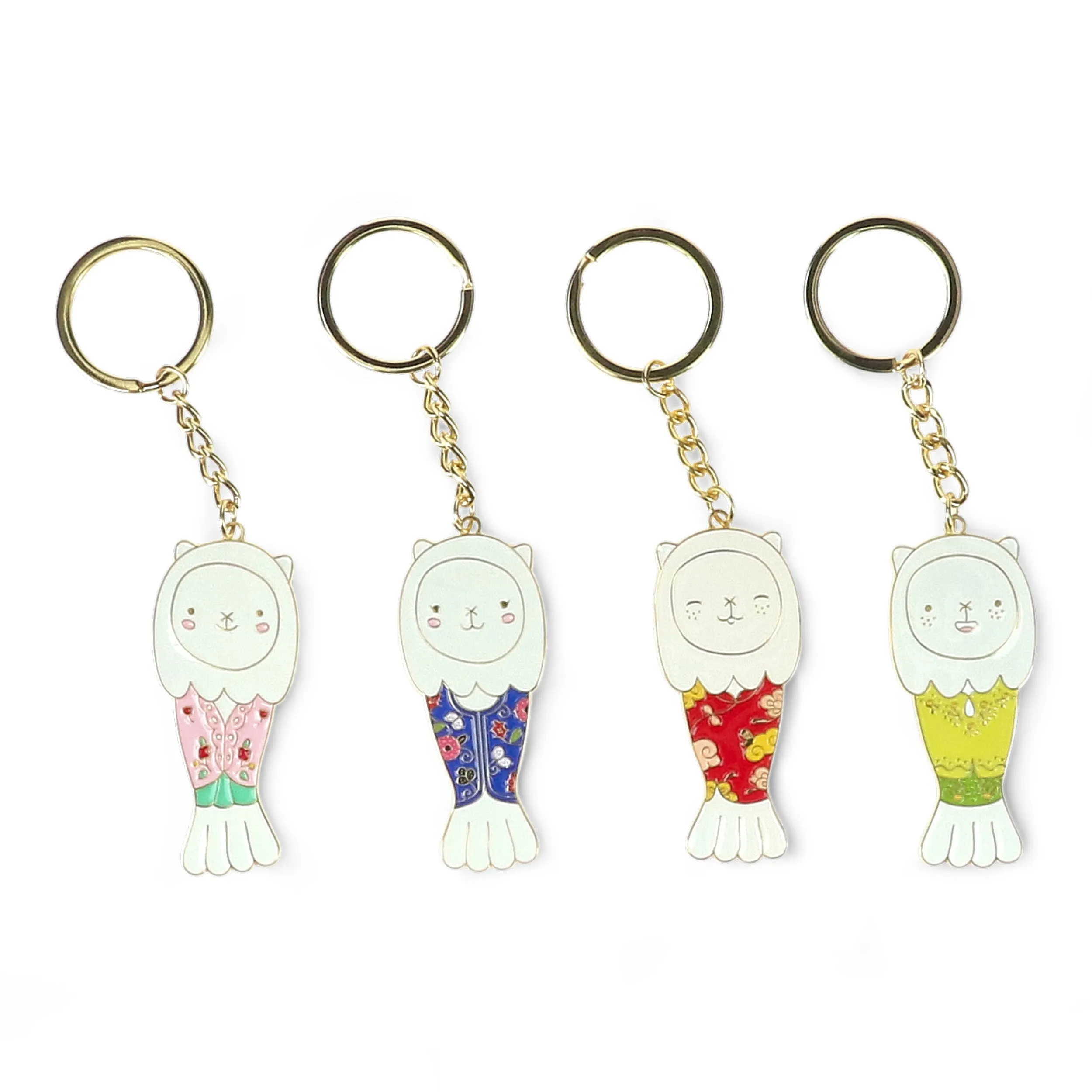 Merlion Outfit Keychain (Nyonya Kebaya)
