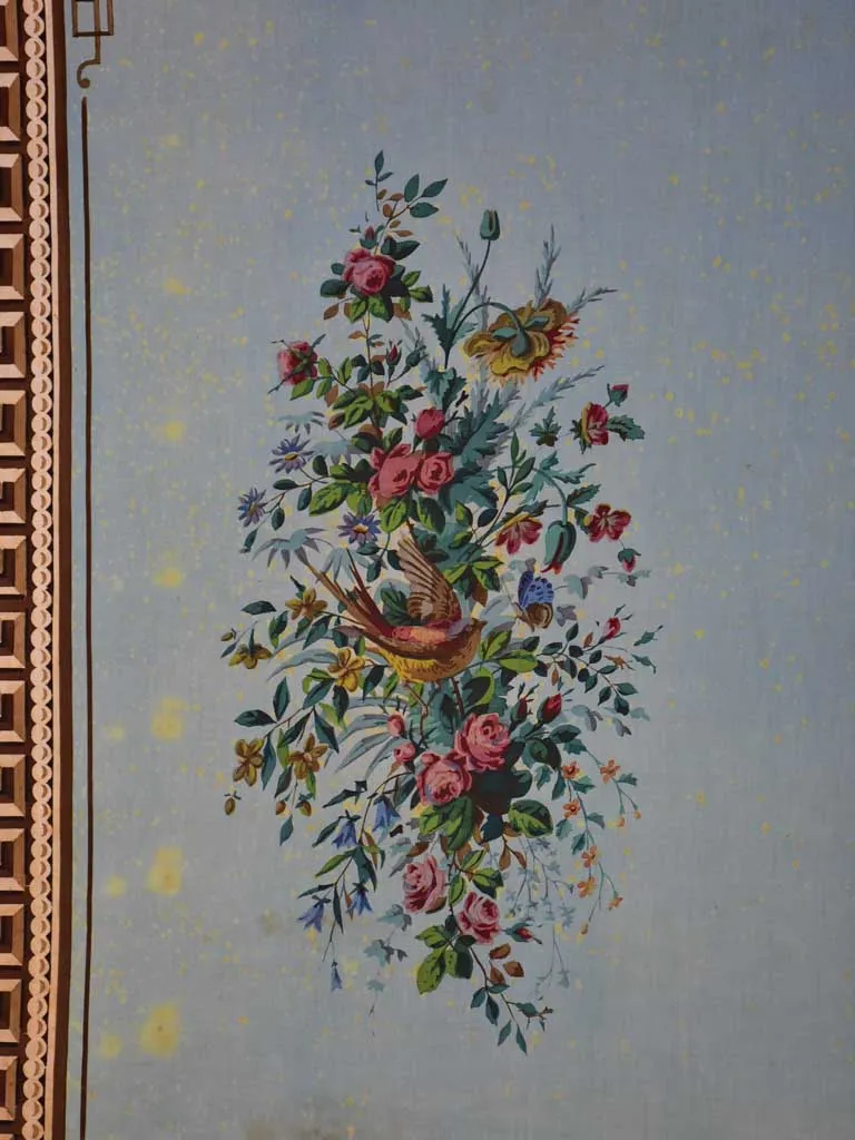 Napoleon III painted panel / blind