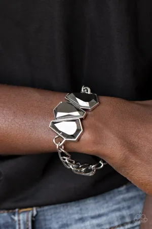 Paparazzi Bracelet ~ Raw Radiance - Silver
