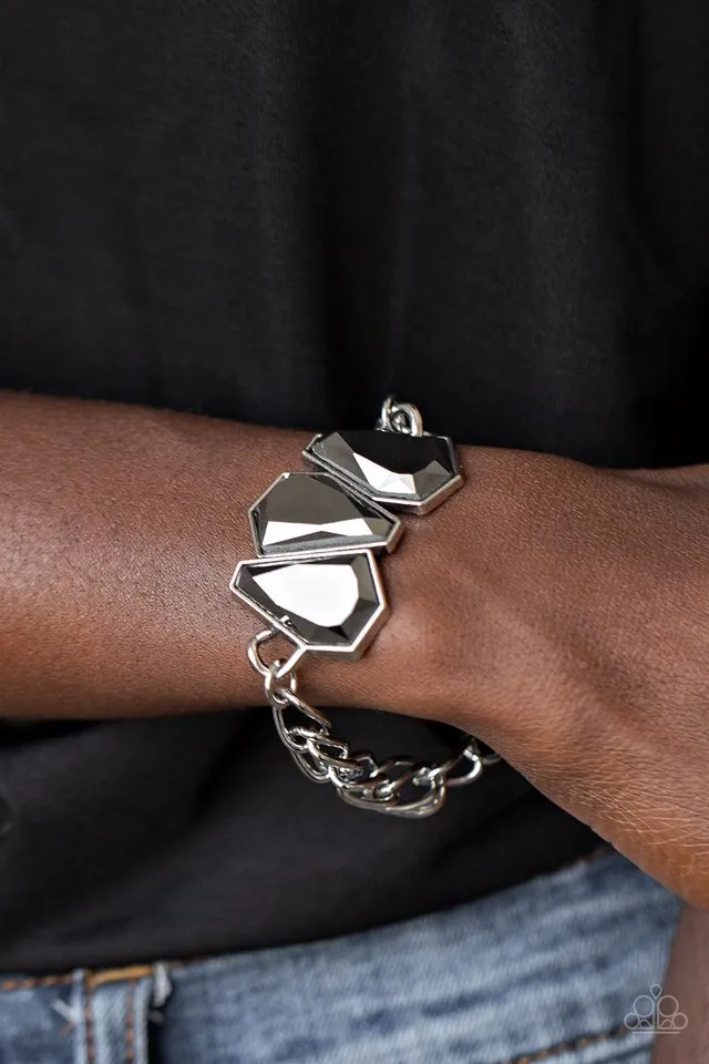 Paparazzi Bracelet ~ Raw Radiance - Silver