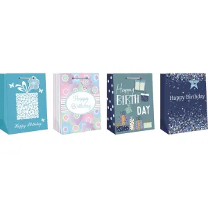 Paper Images Assorted Adult Birthday Medium Gift Bag