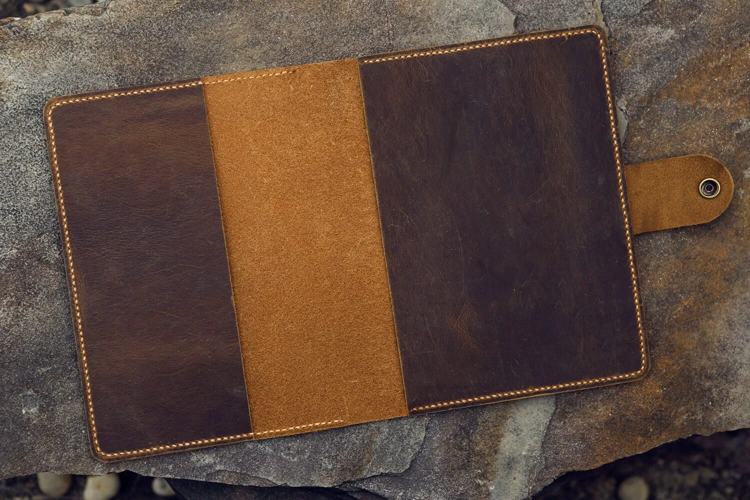 Personalized rhodia webnotebook leather cover A5