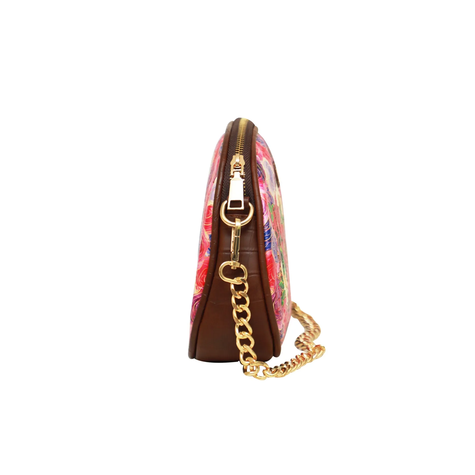 Pink & Yellow Batua Bag 904