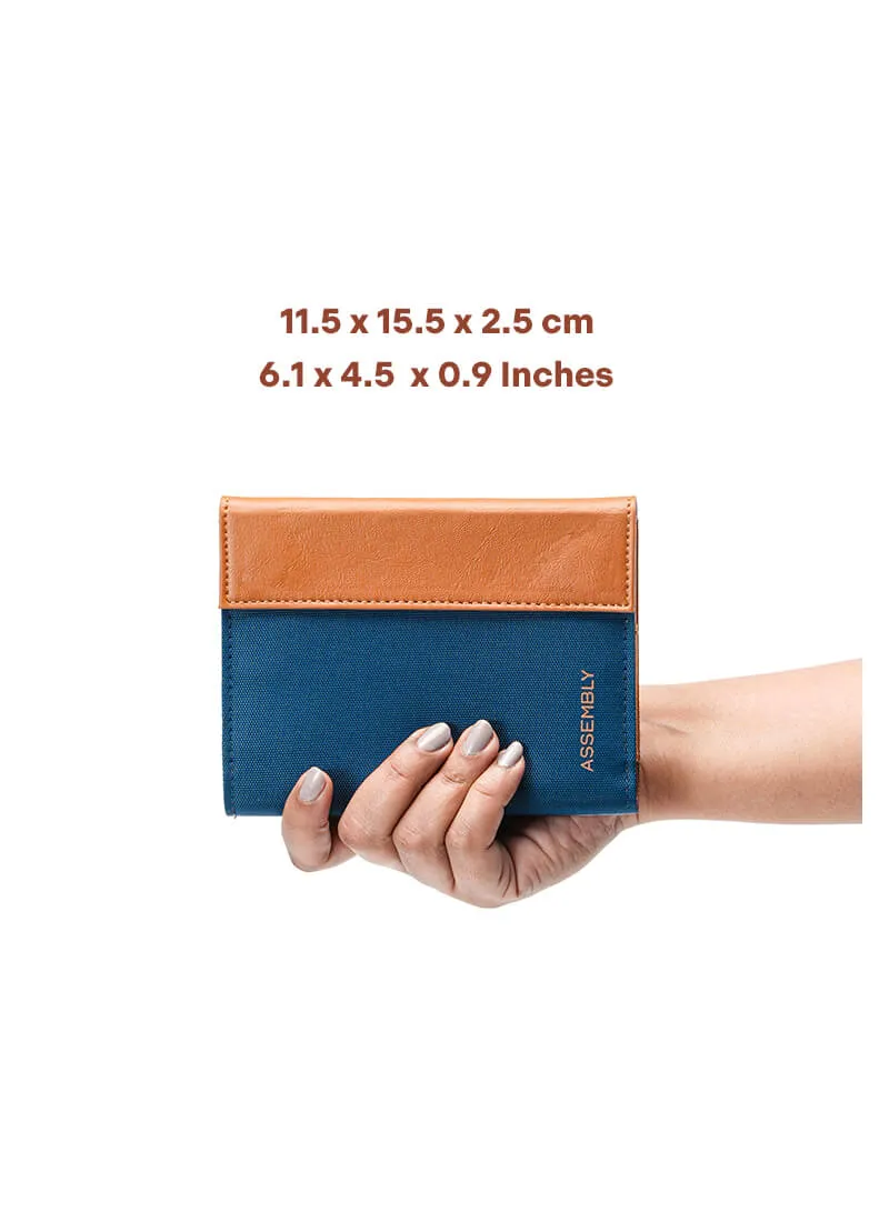 Port | Passport holder | Blue