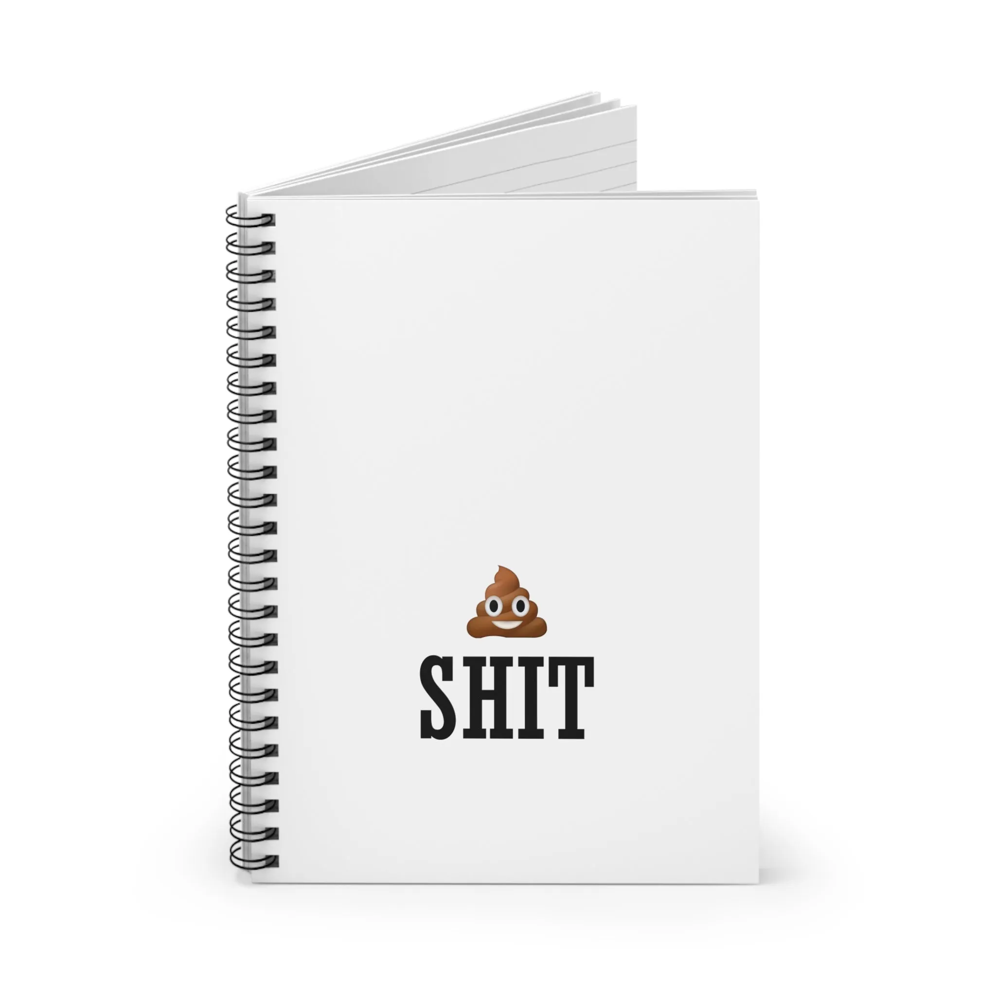 "Shit" - Humorous Spiral Notebook - Ruled Line