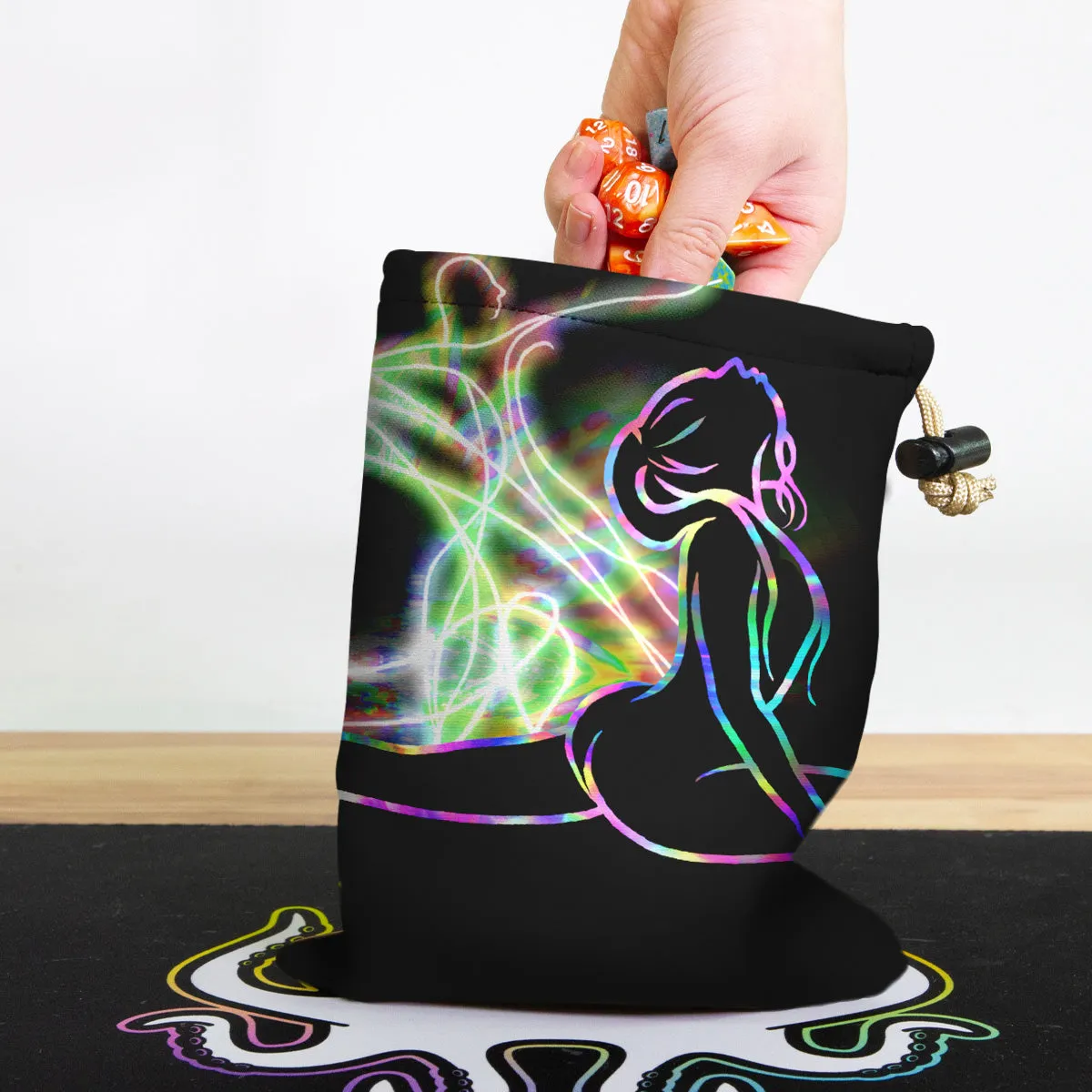 Rainbow Yoga Dice Bag