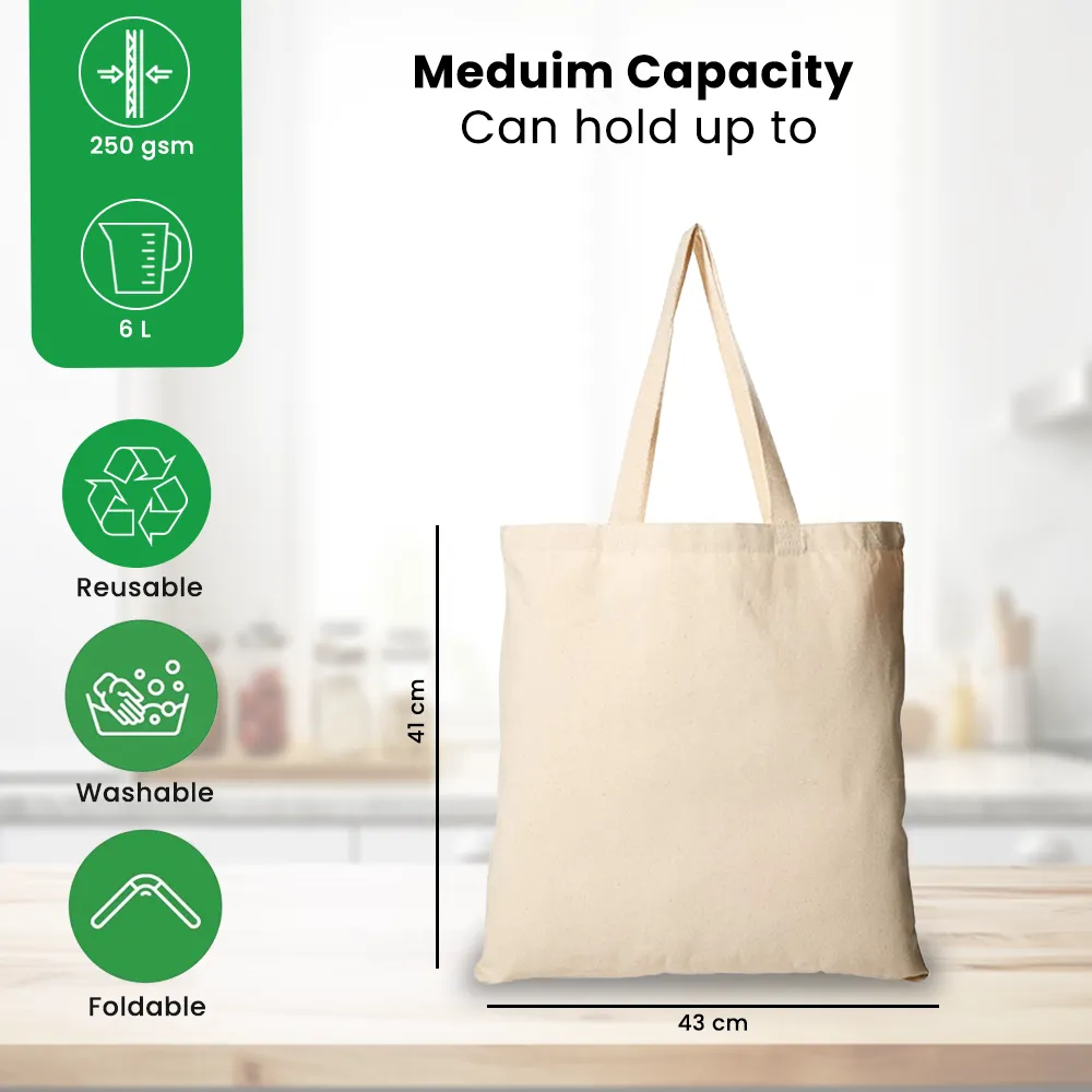 Reusable Canvas Cape Town Tote Bag