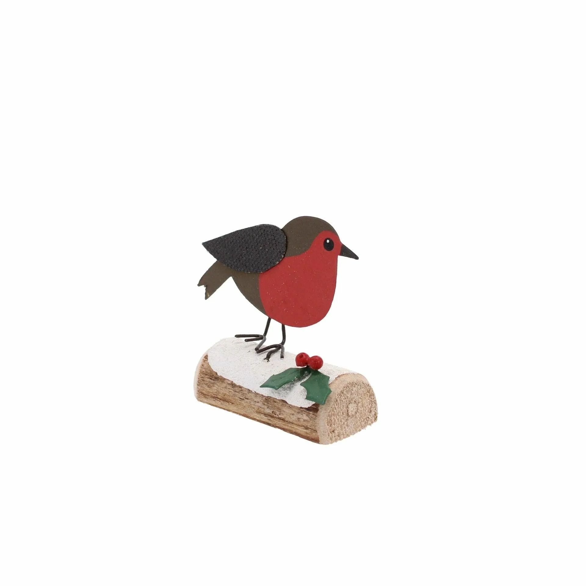 Robin & Holly On Log