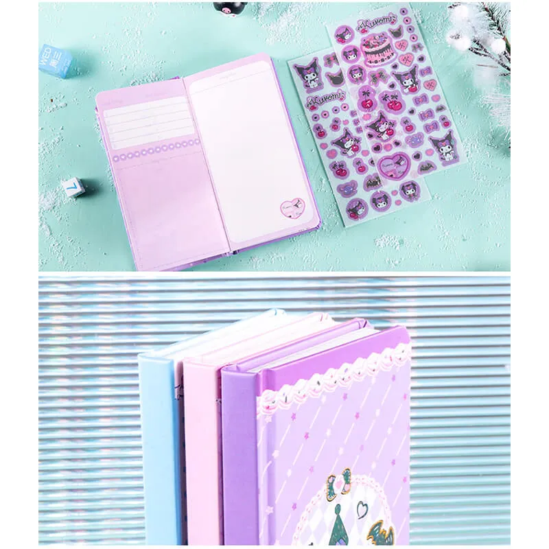 Sanrio Dessert Party Series Weeks Hardcover Grid Journal Notebook