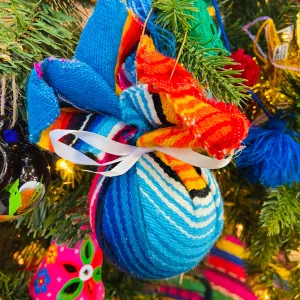 Sarape Ball Ornament Box - 6 pcs