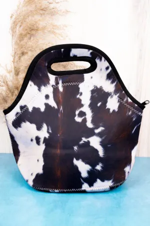 Seize the Moo-Ment Neoprene Lunch Tote