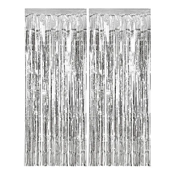Silver Foil Door Curtain