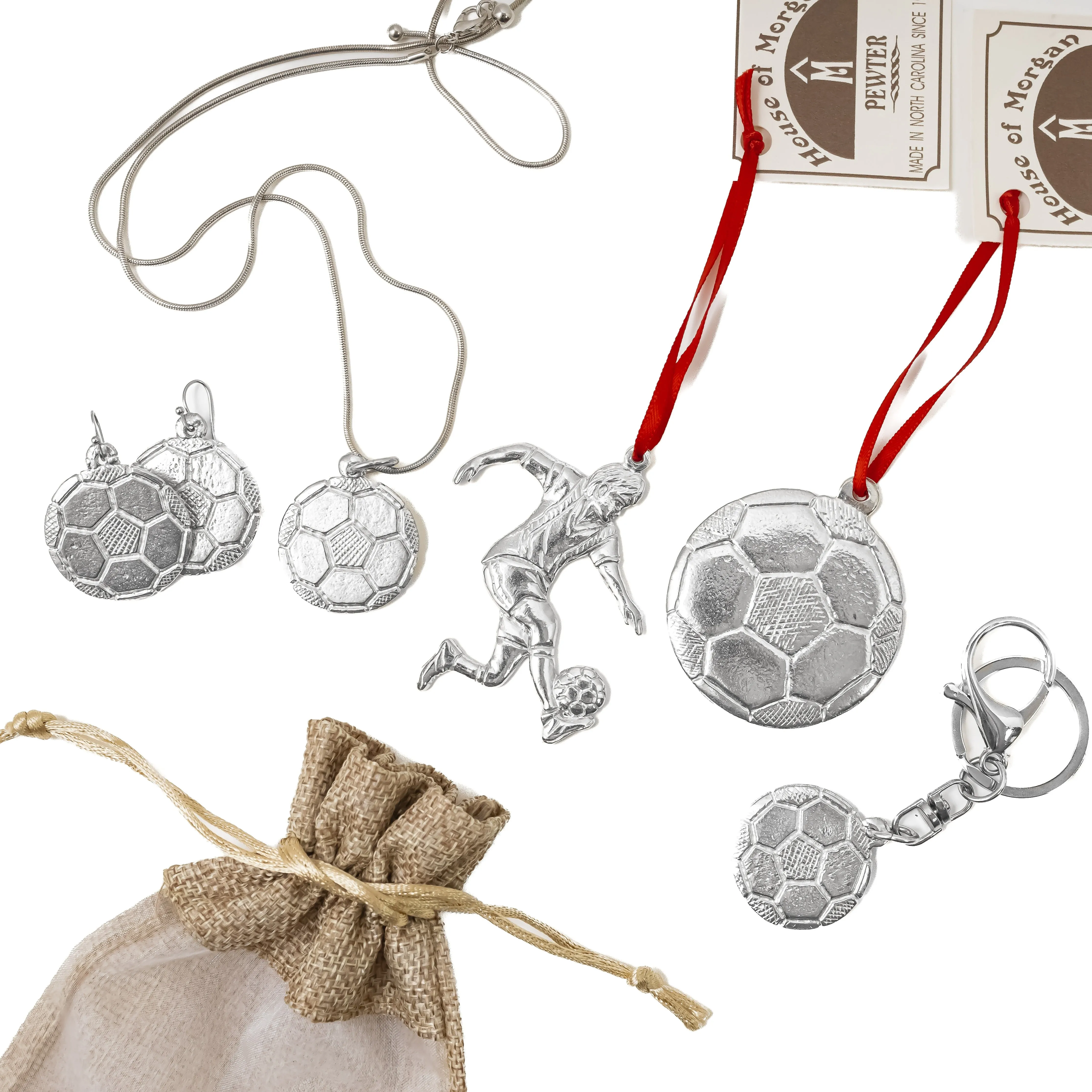 Soccer Gifts - Christmas Ornaments - Jewelry - Keychain