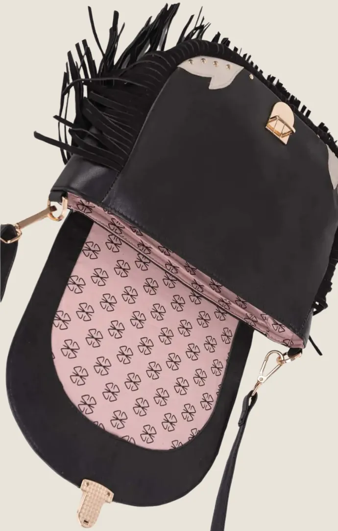 Soto Black Shoulder Bag