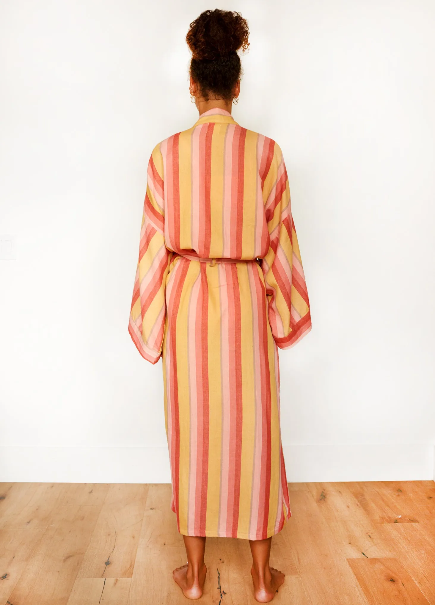 STRIPE ROBE IN HUSH