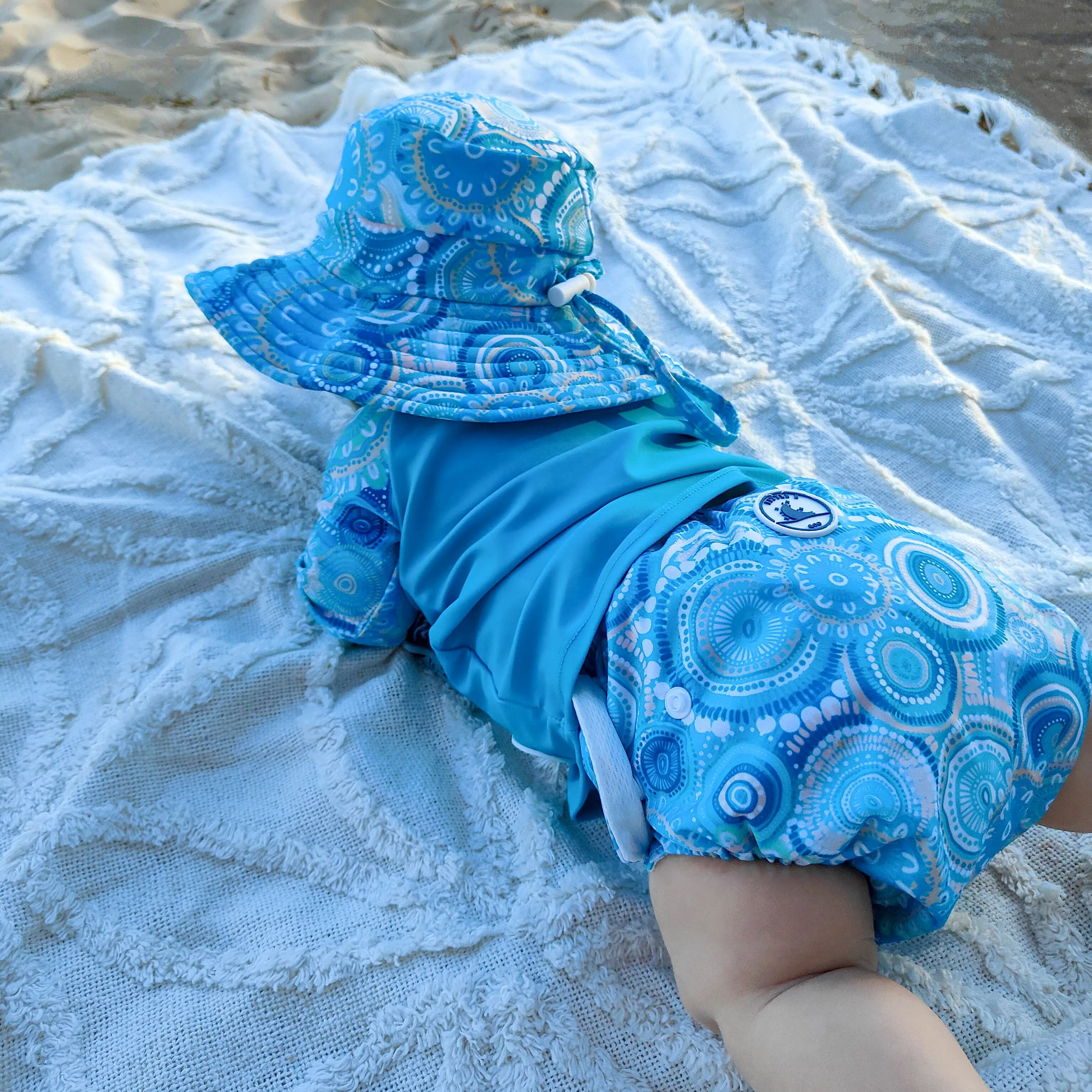 SWIM NAPPY & MINI WET BAG - CALLED HOME TO THE OCEAN