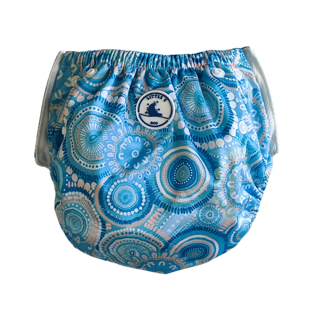 SWIM NAPPY & MINI WET BAG - CALLED HOME TO THE OCEAN