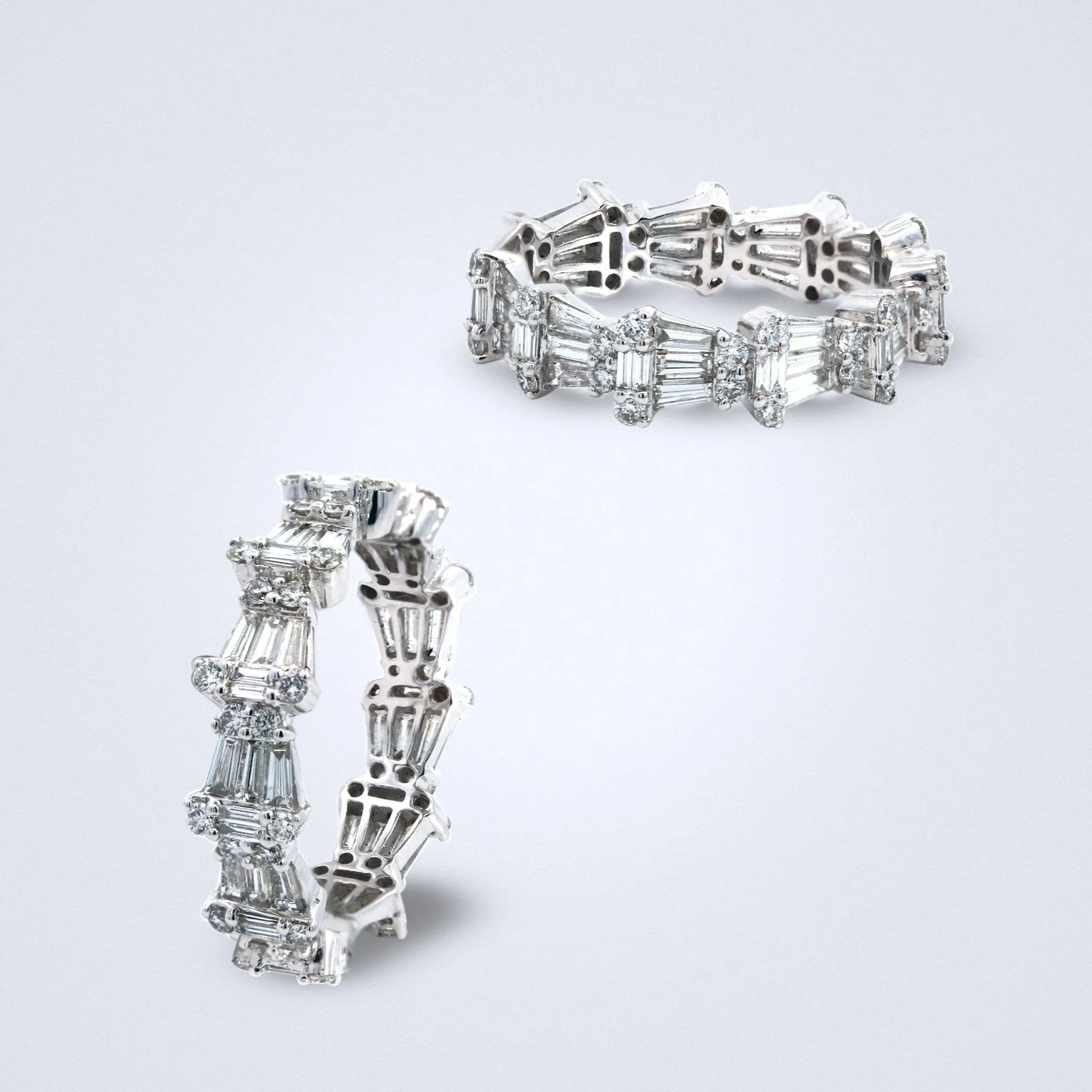Tapered Baguette Diamond Eternity Ring