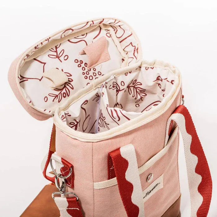 The Wine Cooler Tote Bag - Rivie Pink