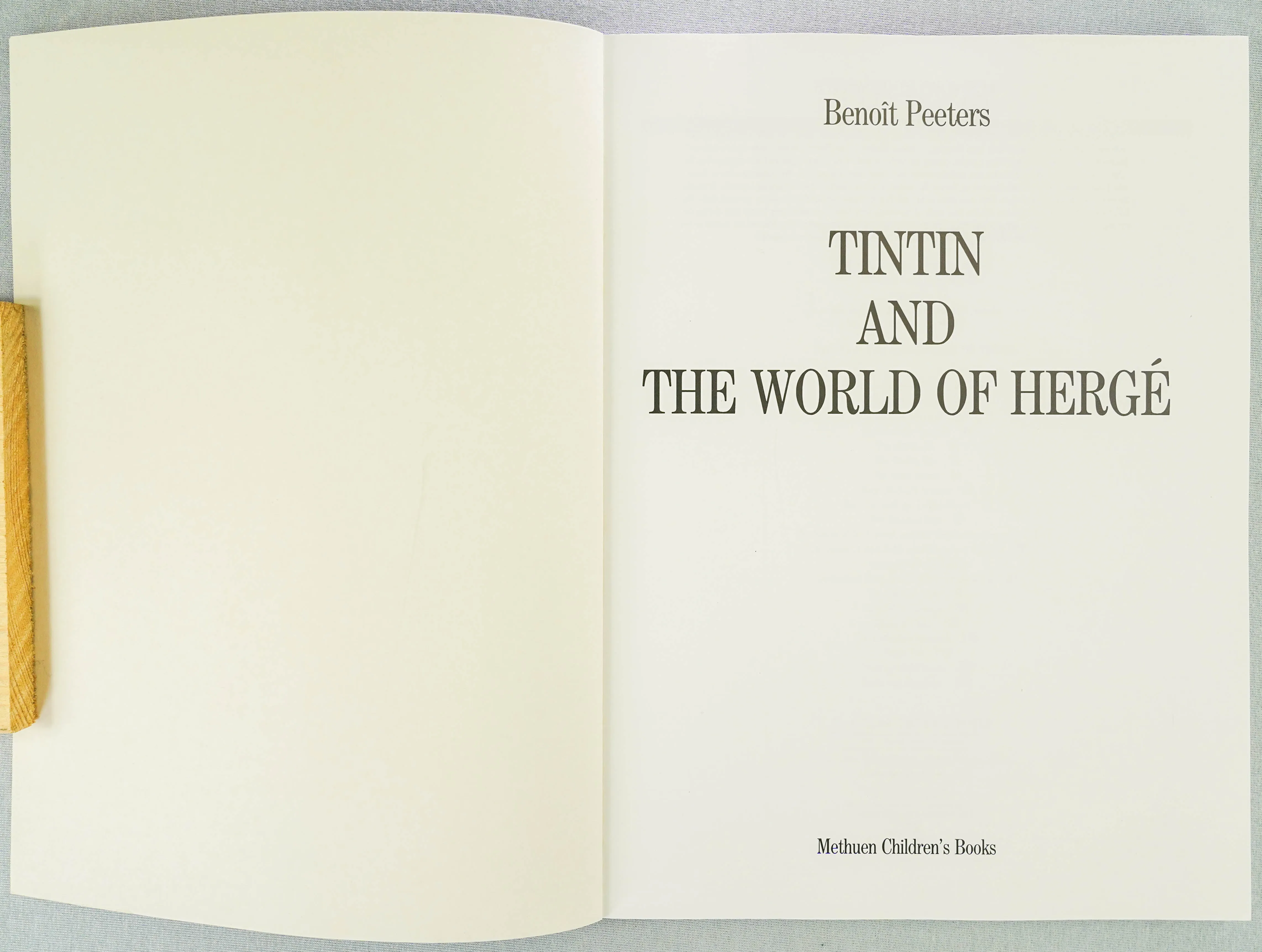 TINTIN & THE WORLD OF HERGE Methuen 1995 2nd UK Edition Paperback book Benoit