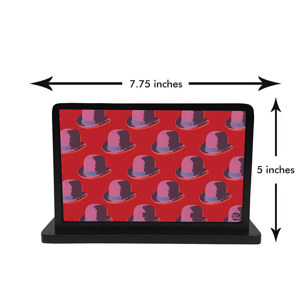 Tissue Holder Paper Napkin Stand - Cap Red