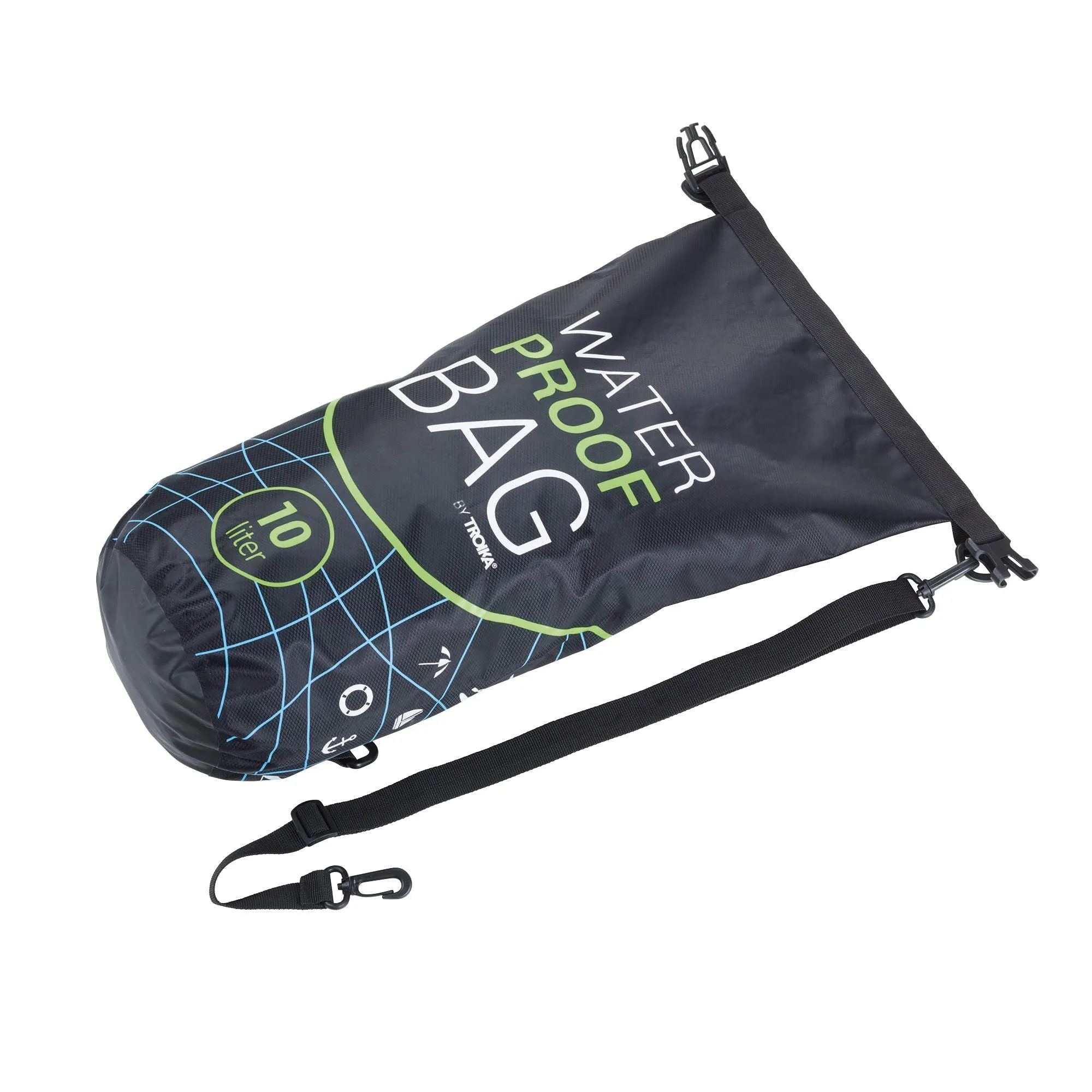 Troika Waterproof 10 Liter Bag for Water Sports