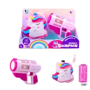 Unicorn Backpack Electric Bubble Gun