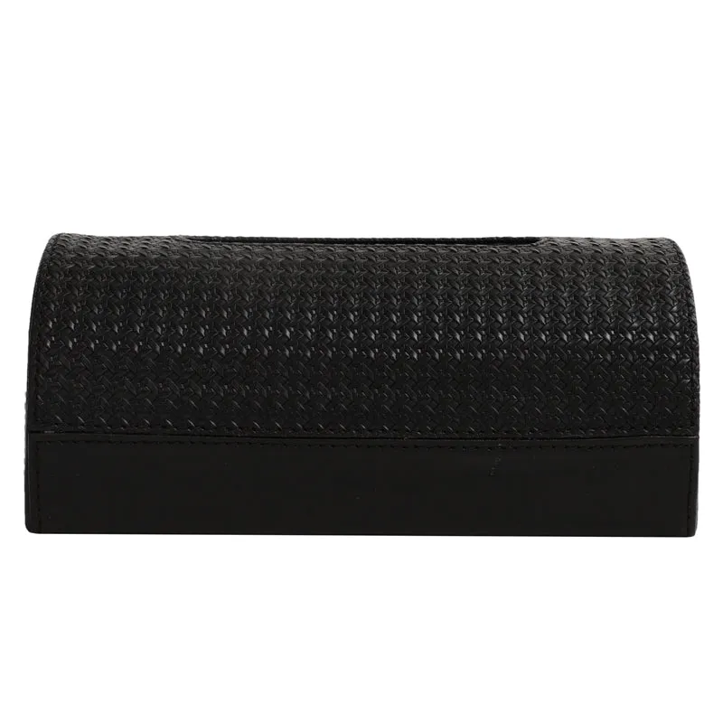 Utra Leather Tissue Holder - Black