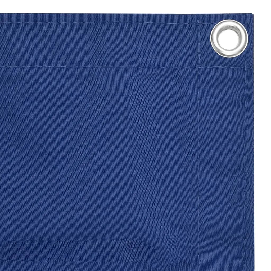 vidaXL Balcony Screen Blue 120x600 cm Oxford Fabric