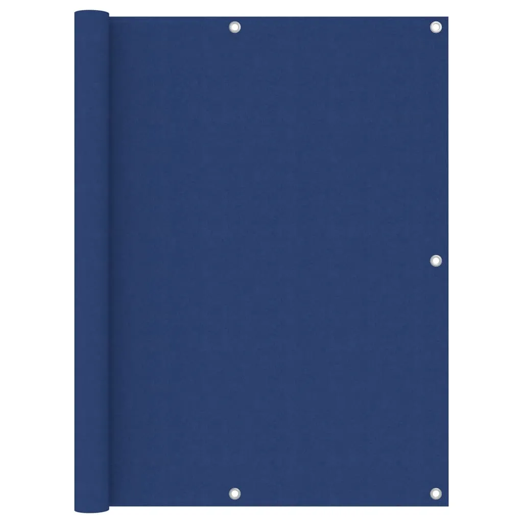 vidaXL Balcony Screen Blue 120x600 cm Oxford Fabric