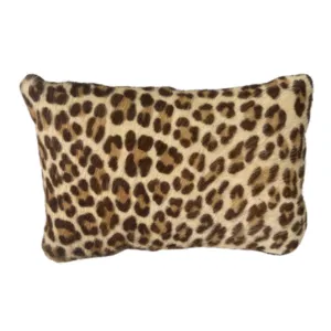 Vintage Cheetah Print Pillow