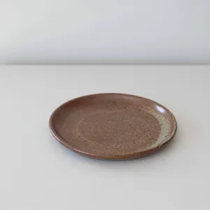 VINTAGE SPECKLED CERAMIC DISH