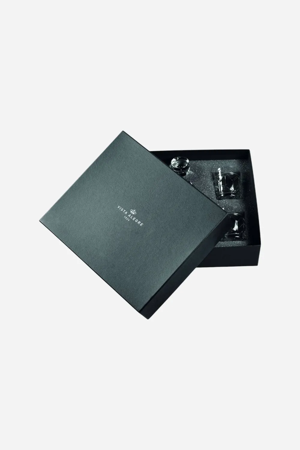 Vista Alegre Avenue Case with Whisky Decanter and 4 D.O.F. Glasses