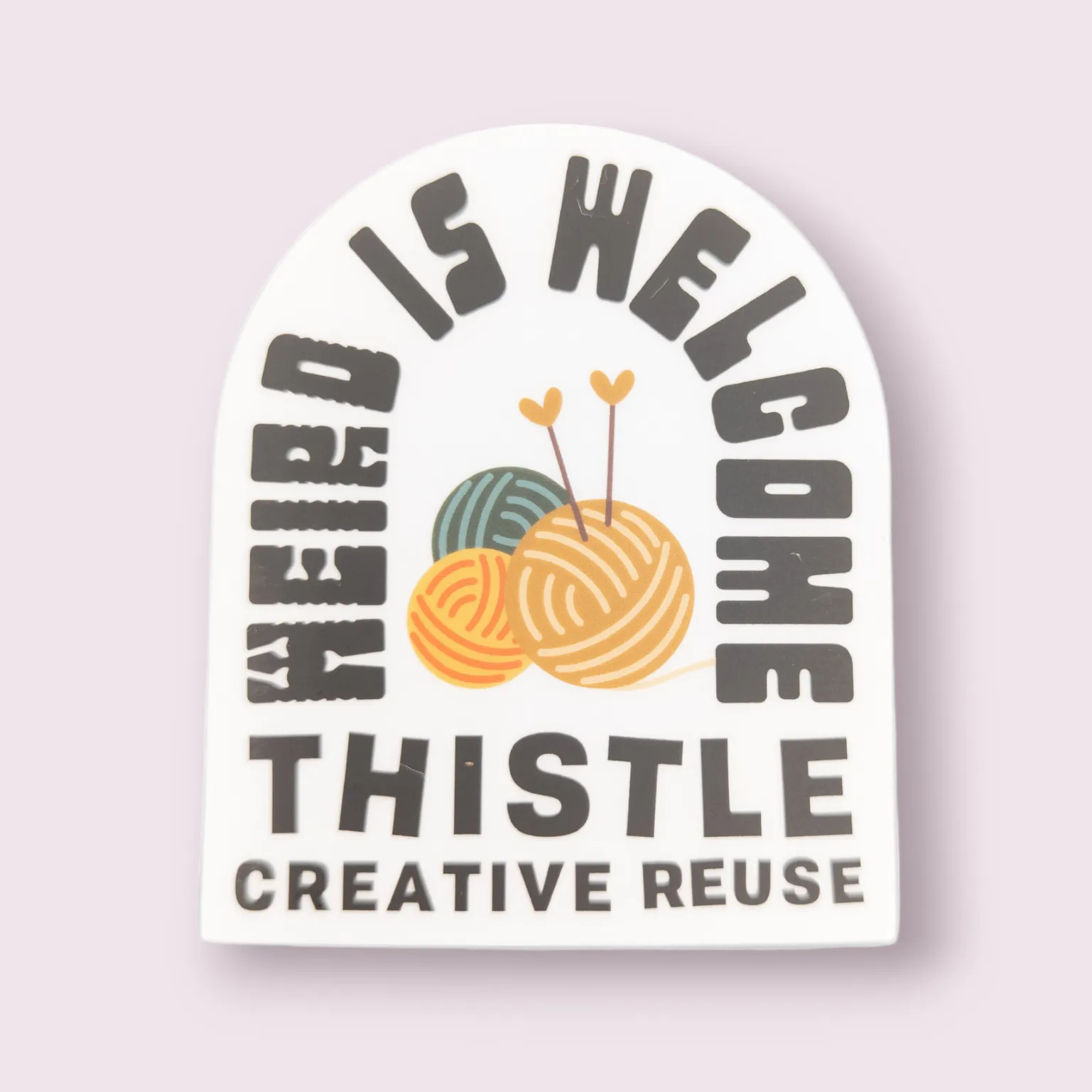 Weird Yarn Sticker