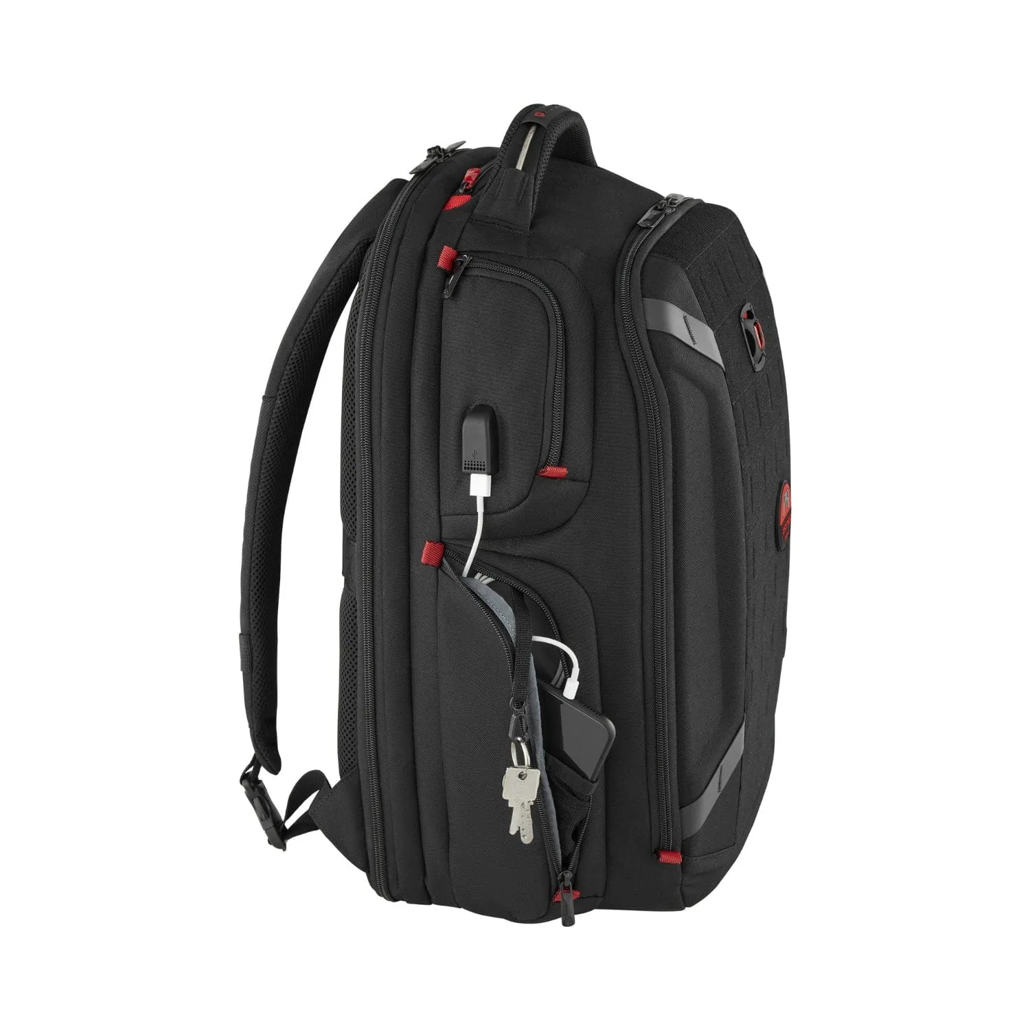 Wenger Tech PlayerOne 17.3" Gaming Laptop Backpack with Tablet Pocket Black - 611650