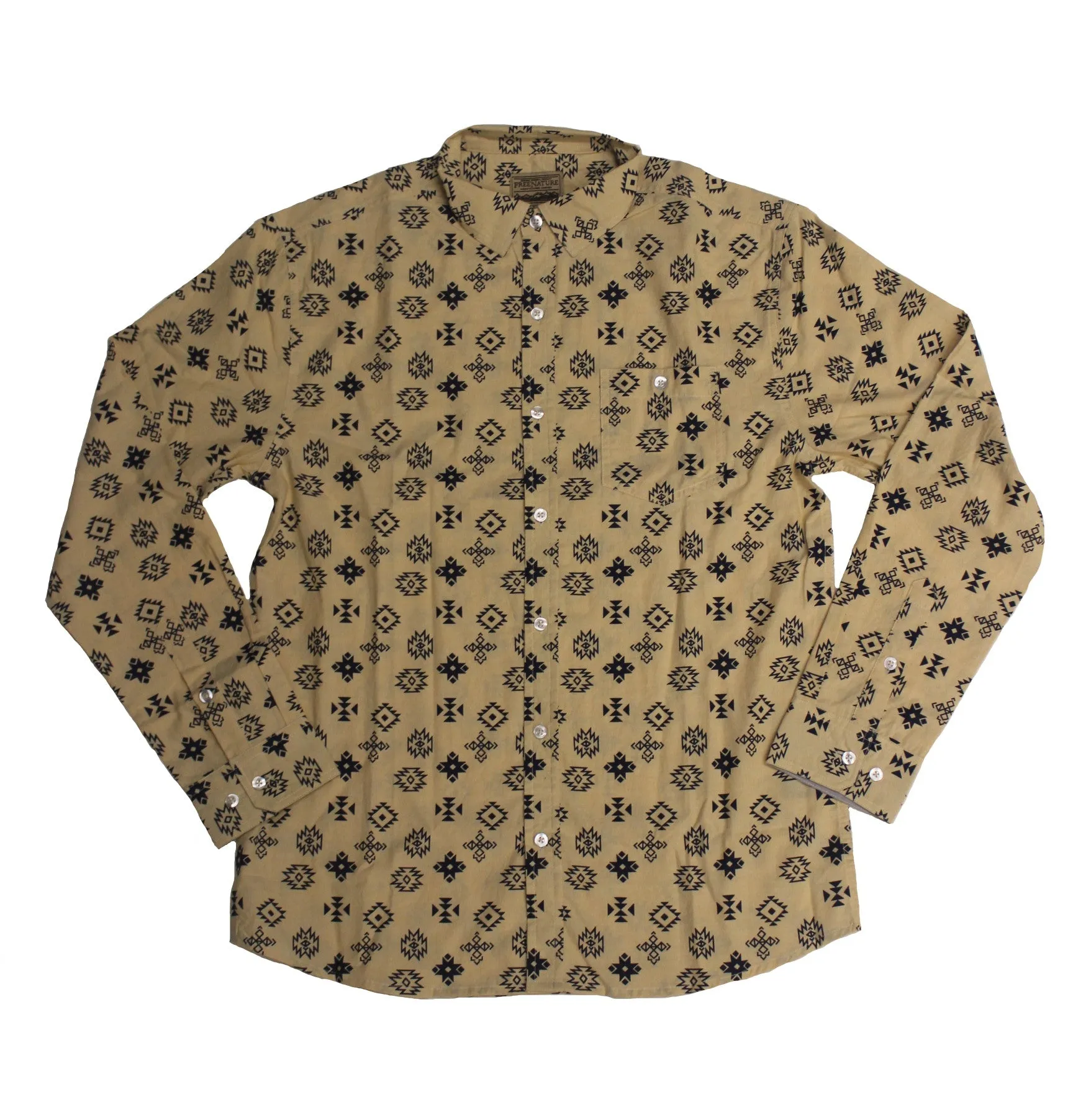 Wheat Chambray LS Button-down
