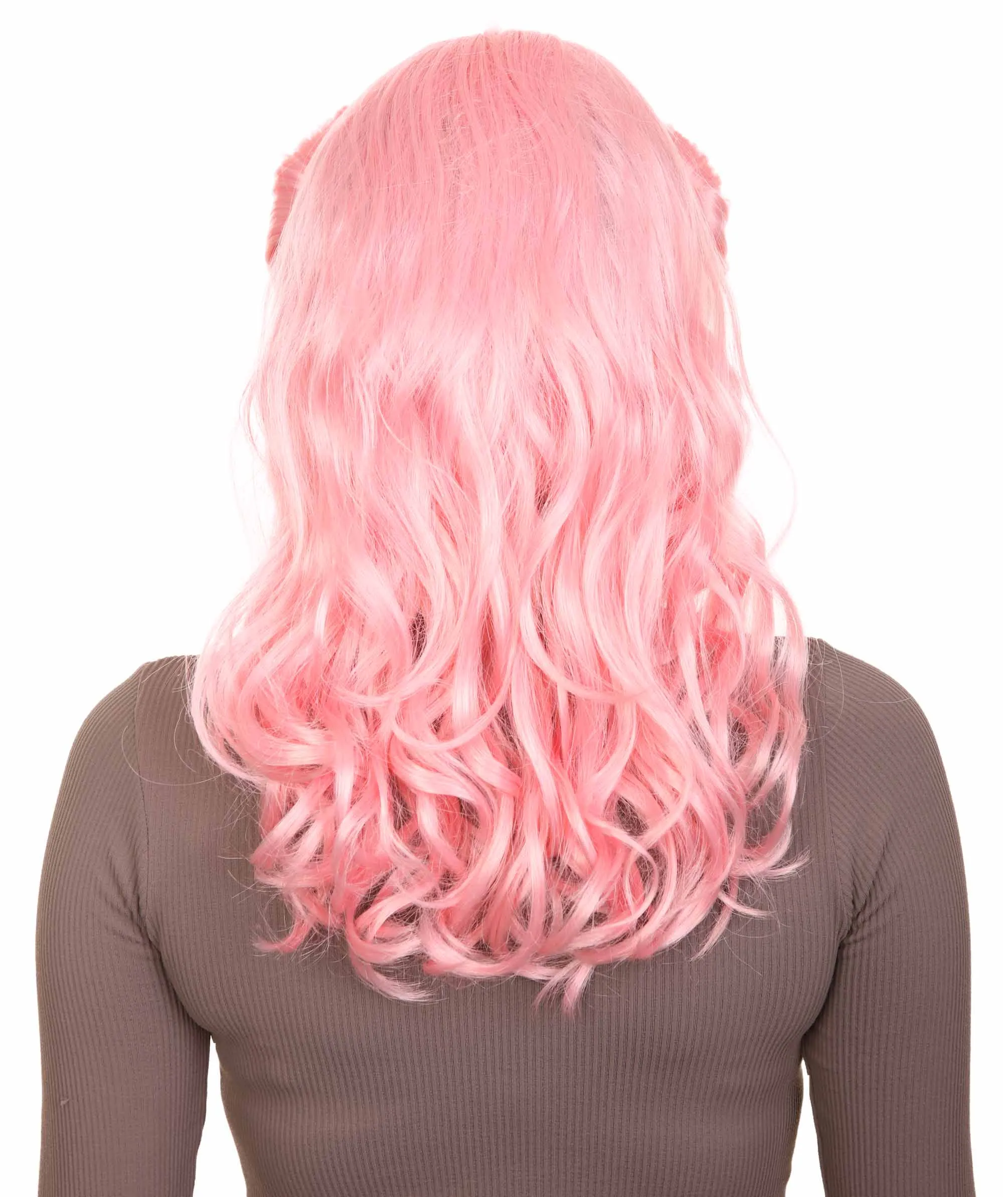 Womens 40's Pin Up Girl Wig | Pink Vintage Wig | Premium Breathable Capless Cap